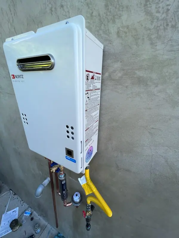 Tankless water heater installation for Dysart homes